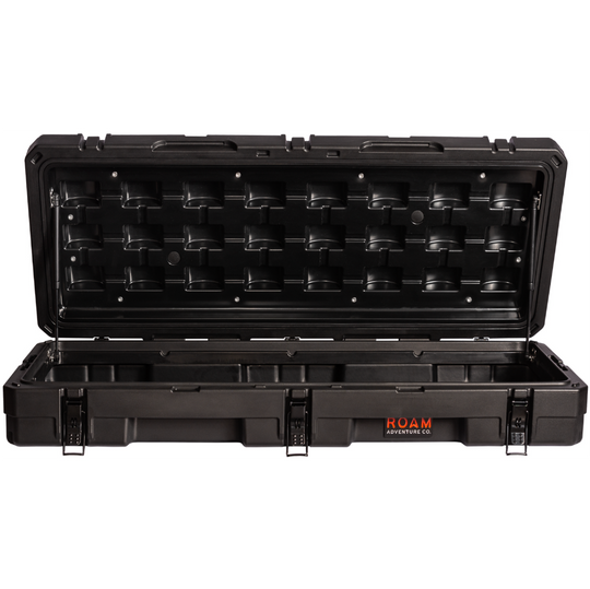 Open view of the ROAM 83L Rugged Case in Black color