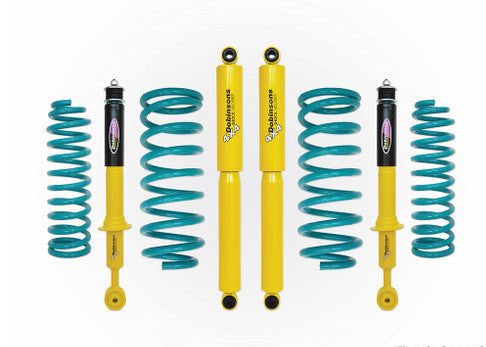 Dobinsons 1.5-2.5 inch Lift Kit for Landcruiser 100 Series (98-07 Gas Models) - Yellow/Teal