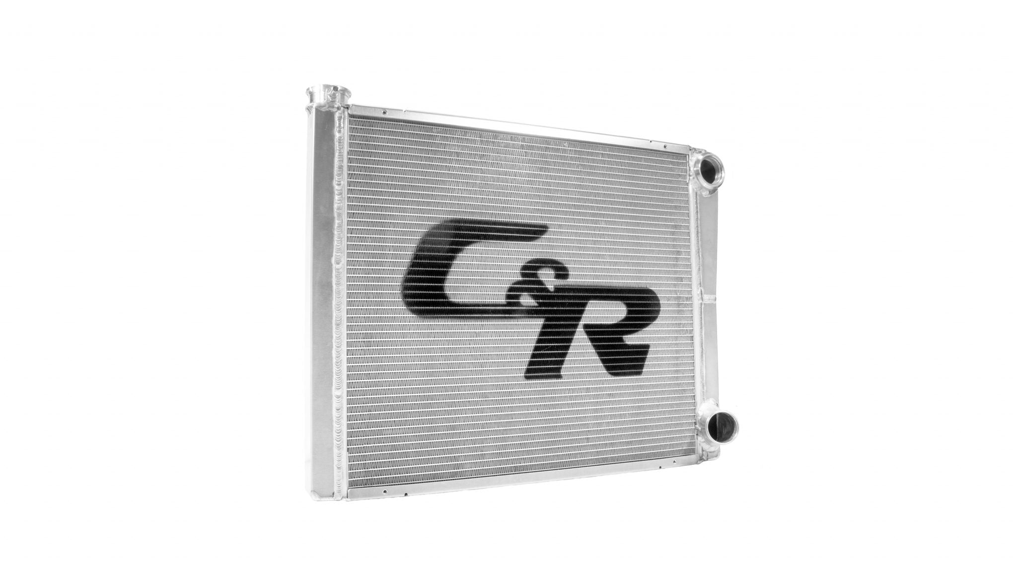 Radiator Universal CR Performance Double Pass Open 24 Inch x  Inch 1-3/4 Inch Low Outlet C&R Racing