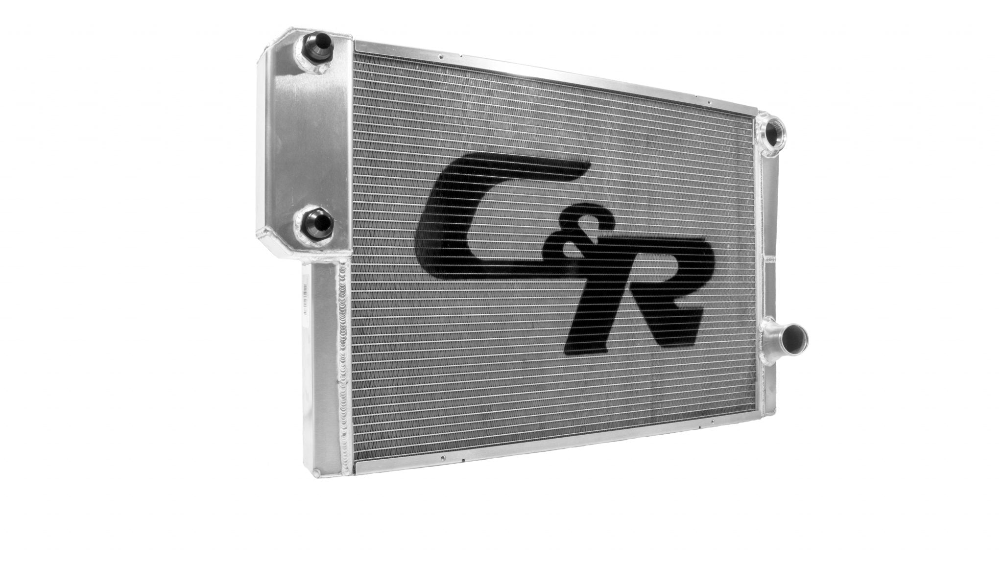 Radiator Universal CR Performance Heat Exchanger Closed 30 Inch x  Inch 1-3/4 Inch High Outlet C&R Racing
