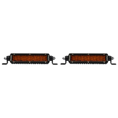 SR-Series SAE 6-Inch Fog Lights with Amber PRO Lens Pair
