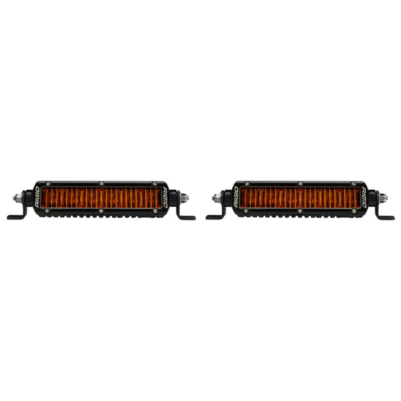 SR-Series SAE 6-Inch Fog Lights with Amber PRO Lens Pair