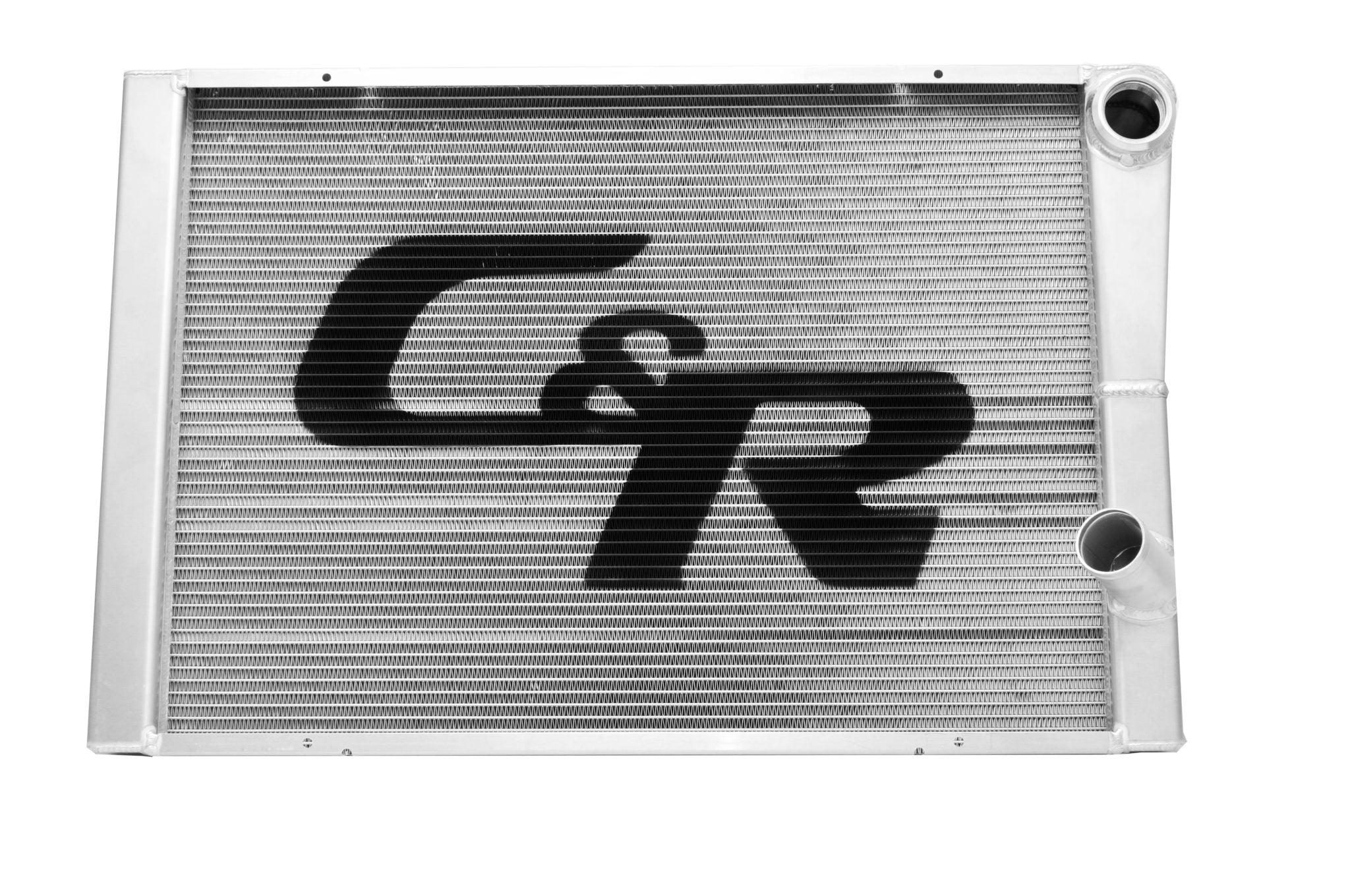 Radiator Lightweight Late Model Double Pass Extruded Tube Closed 28 in x 19 in 1-3/4 in High Outlet