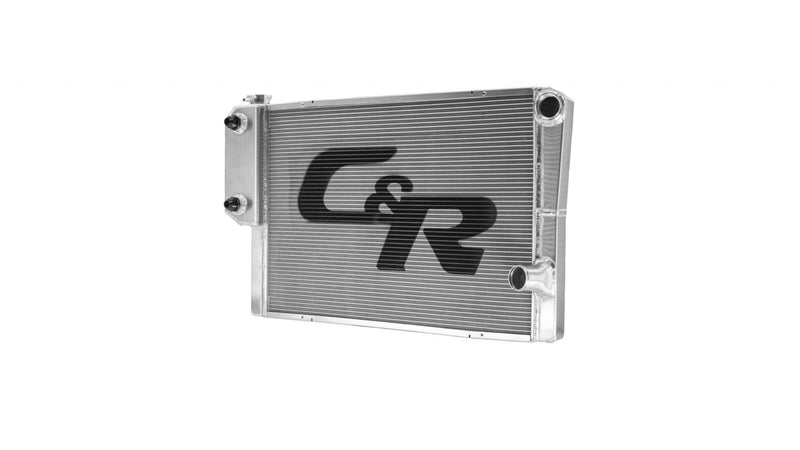 Radiator Lightweight Late Model Heat Exchanger Single Row Extruded Tube Open 30 in x 19 in 1-3/4 in High Outlet