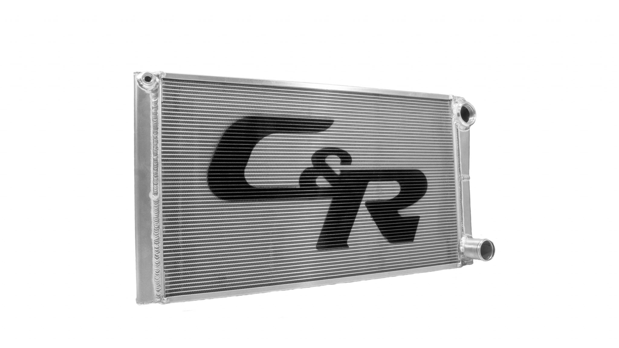 Radiator Lightweight Troyer Modified 55mm Extruded Tube Double Pass Closed 27.50 x 15 Inch  1-3/4 Outlet C&R Racing