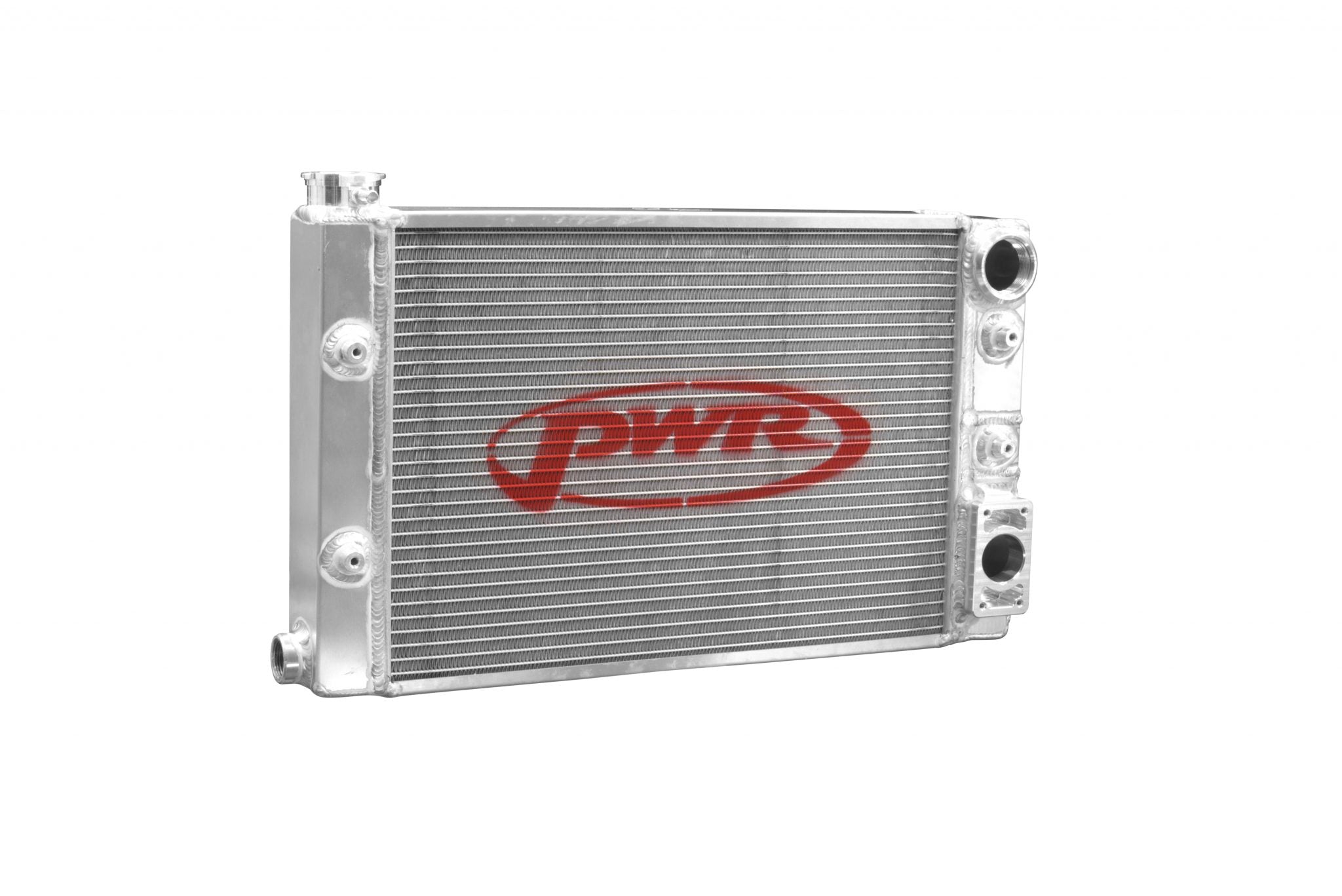 Radiator Drag 55mm Scirocco Style Open 22 Inch x 13 Inch -20 AN Port Inlet and Meziere Pump Bracket Outlet (Specify Upper Fitting) C&R Racing