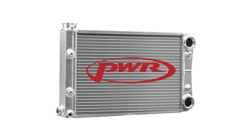 Radiator Drag 55mm Scirocco Style Open 22 Inch x 13 Inch w/ -20 AN Port Inlet and Outlet (Specify Fittings) C&R Racing