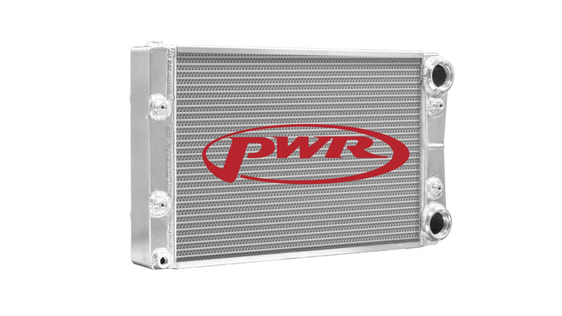 Radiator Drag  55mm Scirocco Style Closed 22 Inch x 13 Inch w/ -20 AN Port Inlet and Outlet (Specify Fittings) C&R Racing
