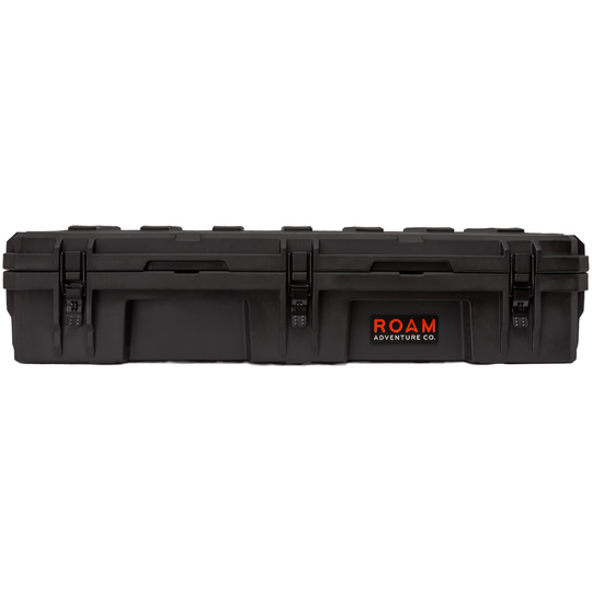 ROAM 95L Rugged Case — large low-profile durable storage box in Black color