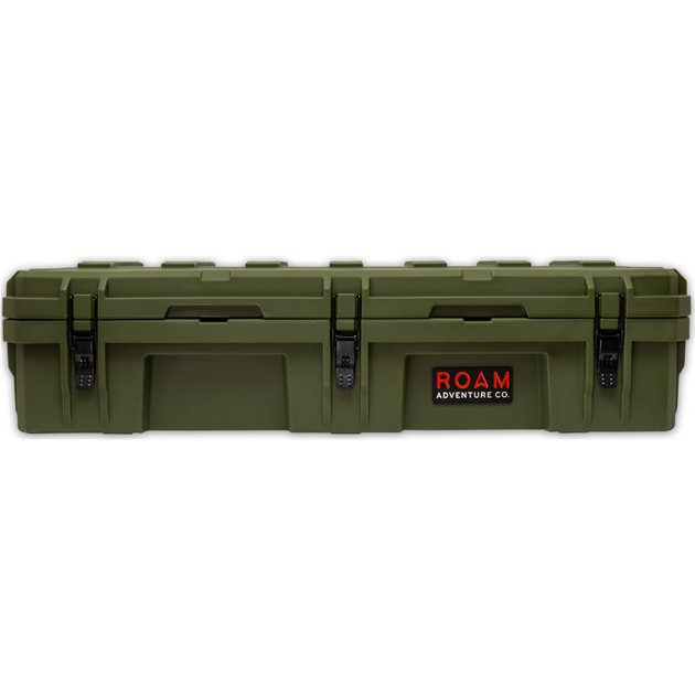 ROAM 95L Rugged Case — large low-profile durable storage box in OD Green color