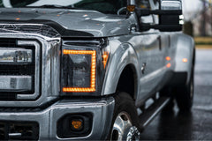 Ford Super Duty (11-16) : XB LED Headlights Amber DRL