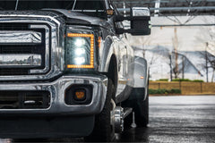 Ford Super Duty (11-16) : XB LED Headlights Amber DRL