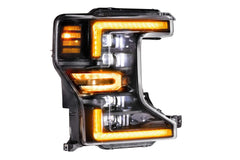 Ford Super Duty (2020+): XB LED Headlights Amber DRL