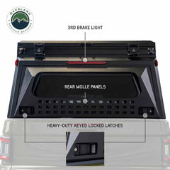 MagPak - Camper Shell/Roof Top Tent Combo W/Lights, Rear Molle Panel, Side Tie Downs, Front & Rear Windows