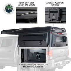 MagPak - Camper Shell/Roof Top Tent Combo W/Lights, Rear Molle Panel, Side Tie Downs, Front & Rear Windows