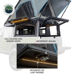 MagPak - Camper Shell/Roof Top Tent Combo W/Lights, Rear Molle Panel, Side Tie Downs, Front & Rear Windows