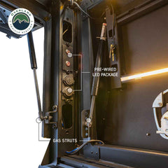 MagPak - Camper Shell/Roof Top Tent Combo W/Lights, Rear Molle Panel, Side Tie Downs, Front & Rear Windows