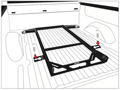 Ford F150 15-16 No-Drill Factory Mount Install Kit Bedslide