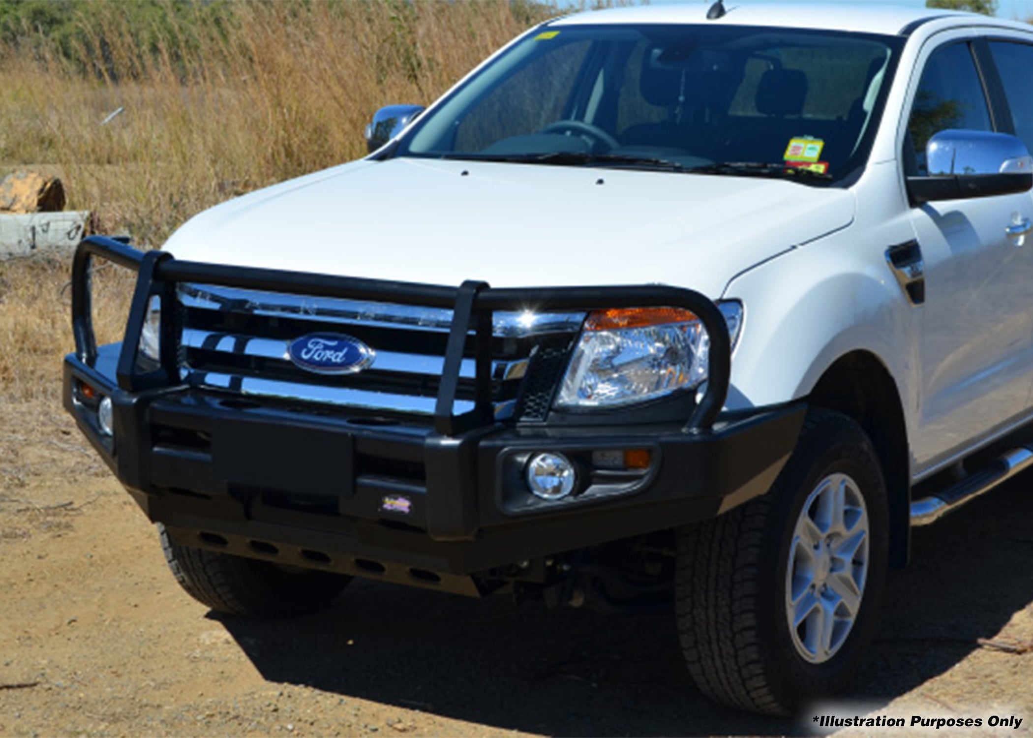 Dobinsons Bull Bar Black Deluxe For Ford Ranger Px, T6 - BU19-3686