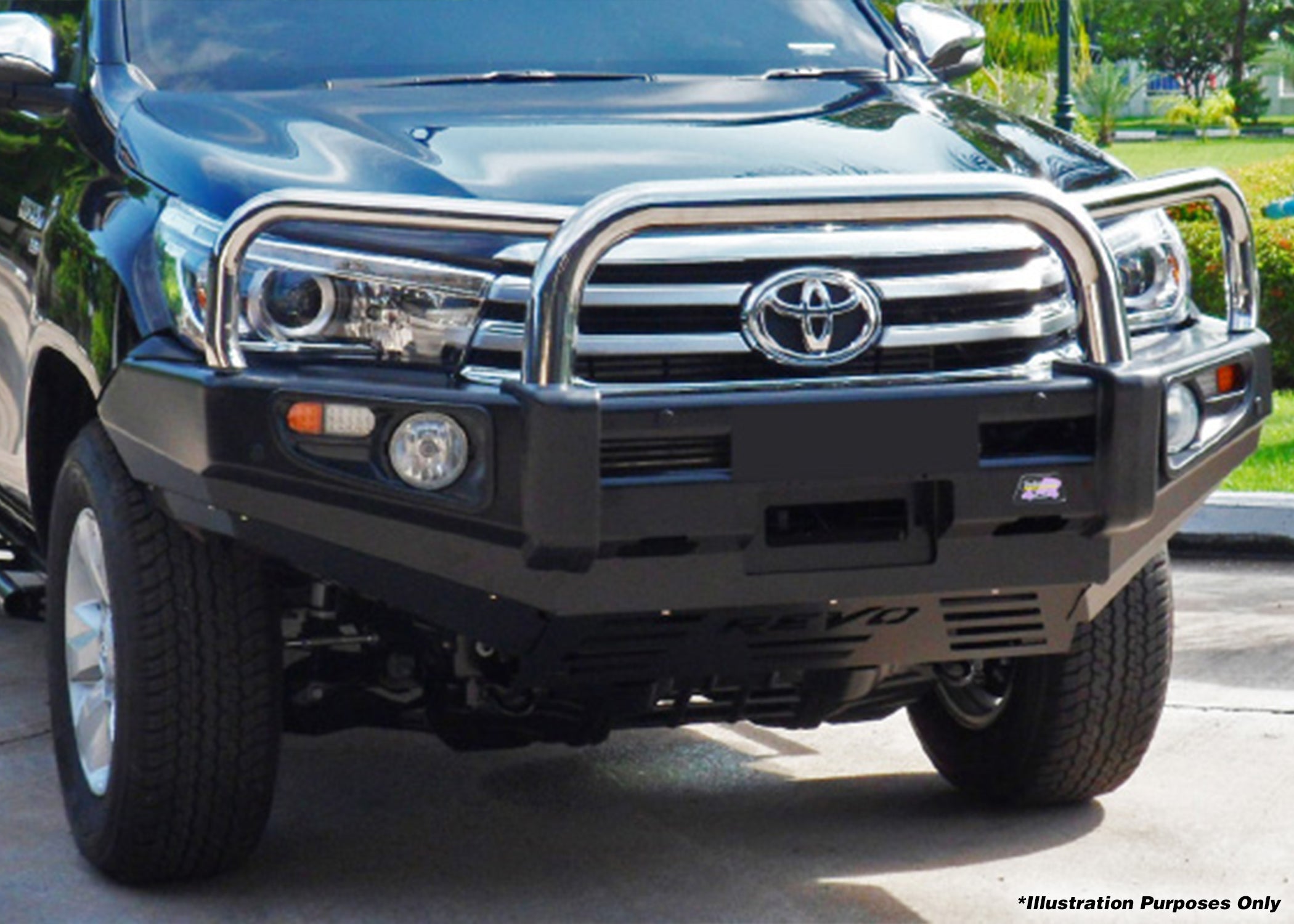 Dobinsons Bull Bar Ss Loop Deluxe For Toyota Hilux Revo 2016 - 2018 - BU59-3707