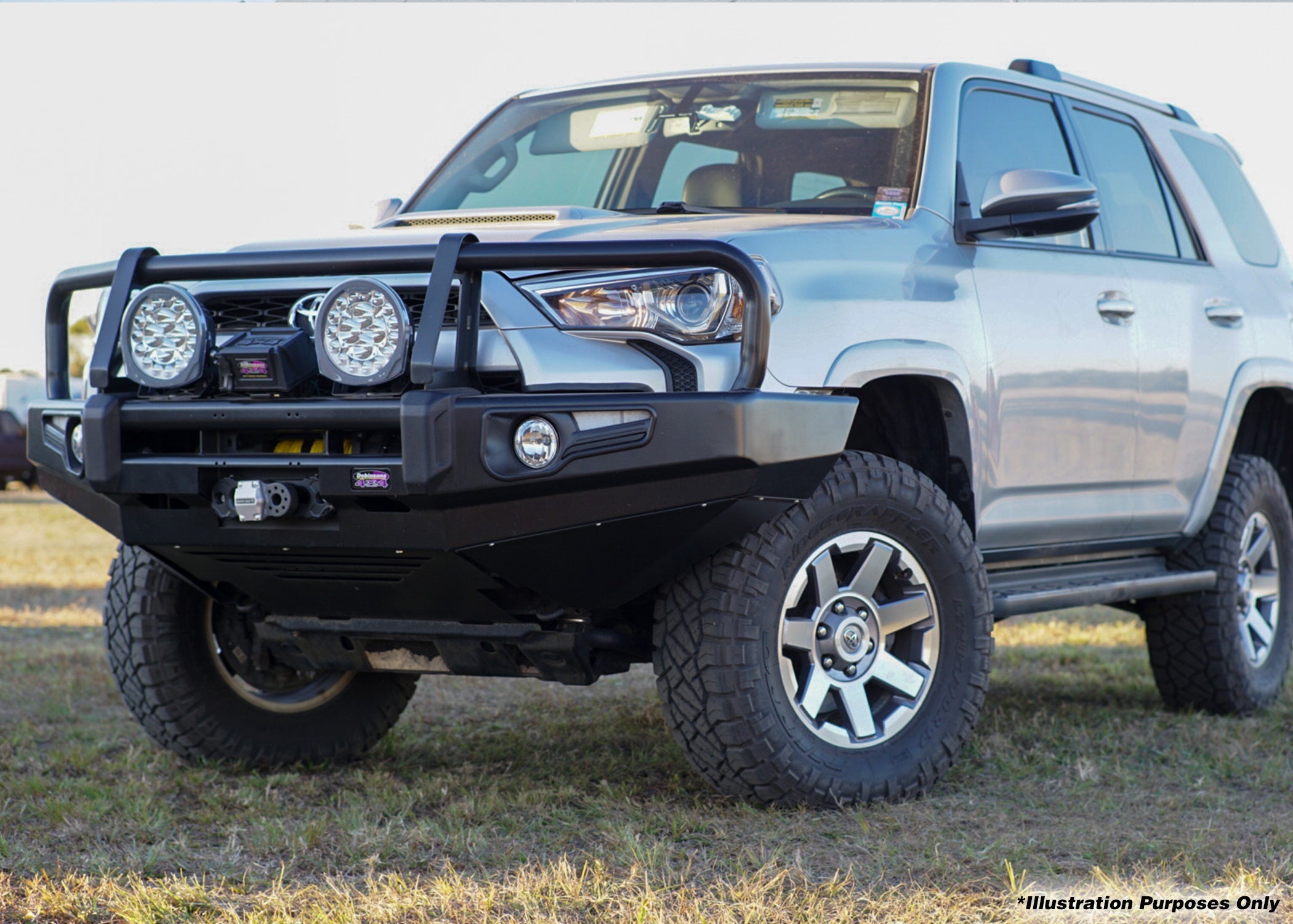 Dobinsons Bull Bar Black Deluxe For Toyota 4Runner 5Th Gen 2010 - 2024 - BU59-5557