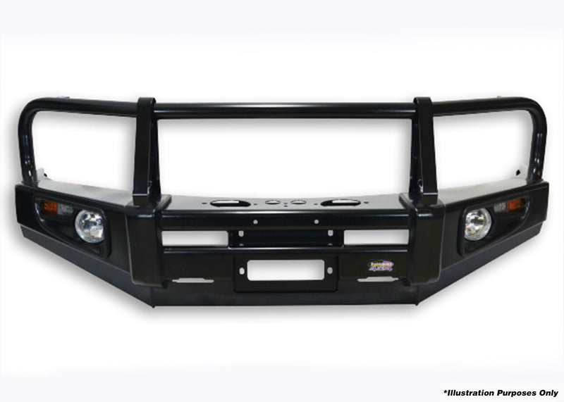 Dobinsons Bull Bar Classic Black For Nissan Navara/Frontier D40 With Ribbed Oem Bumper - BU45-3504