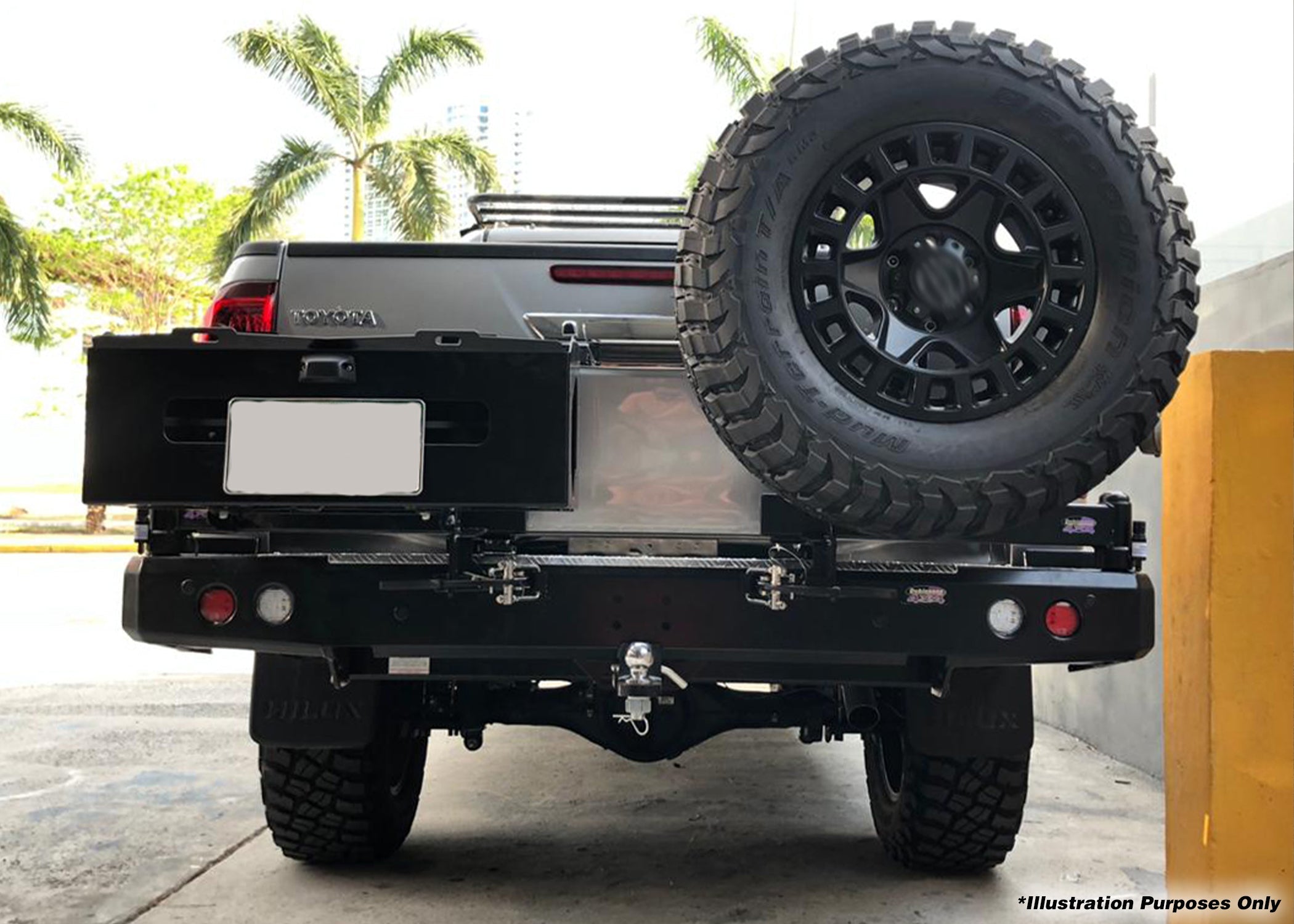 Dobinsons Rear Bumper With Swing Outs For Toyota Landcruiser 80 Series (Bw80 - 4134)