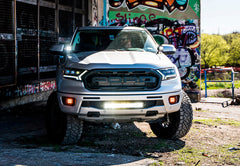 22" Bumper Hidden LED Light Bar Brackets Kit For 2019-2022 Ford Ranger