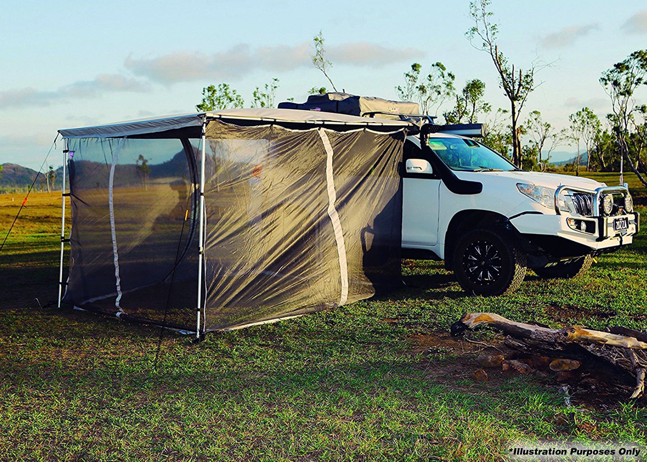 Dobinsons Roll Out Awning Mosq. Net - SUITS 2.5M X 3M LARGE AWNING - CE80-3971