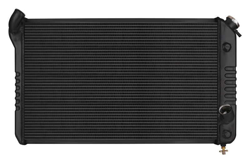 73-76 Corvette Aluminum Radiator Black Night Rider Series Cold Case Radiators