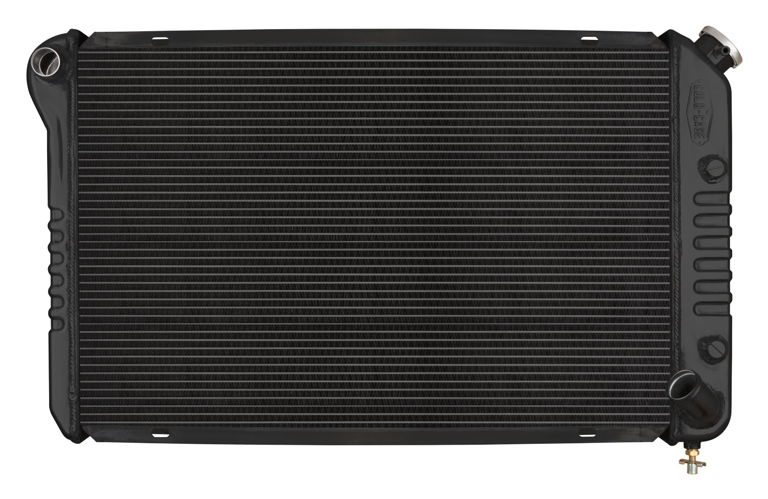 77-82 Corvette Aluminum Radiator Black Night Rider Series Cold Case Radiators