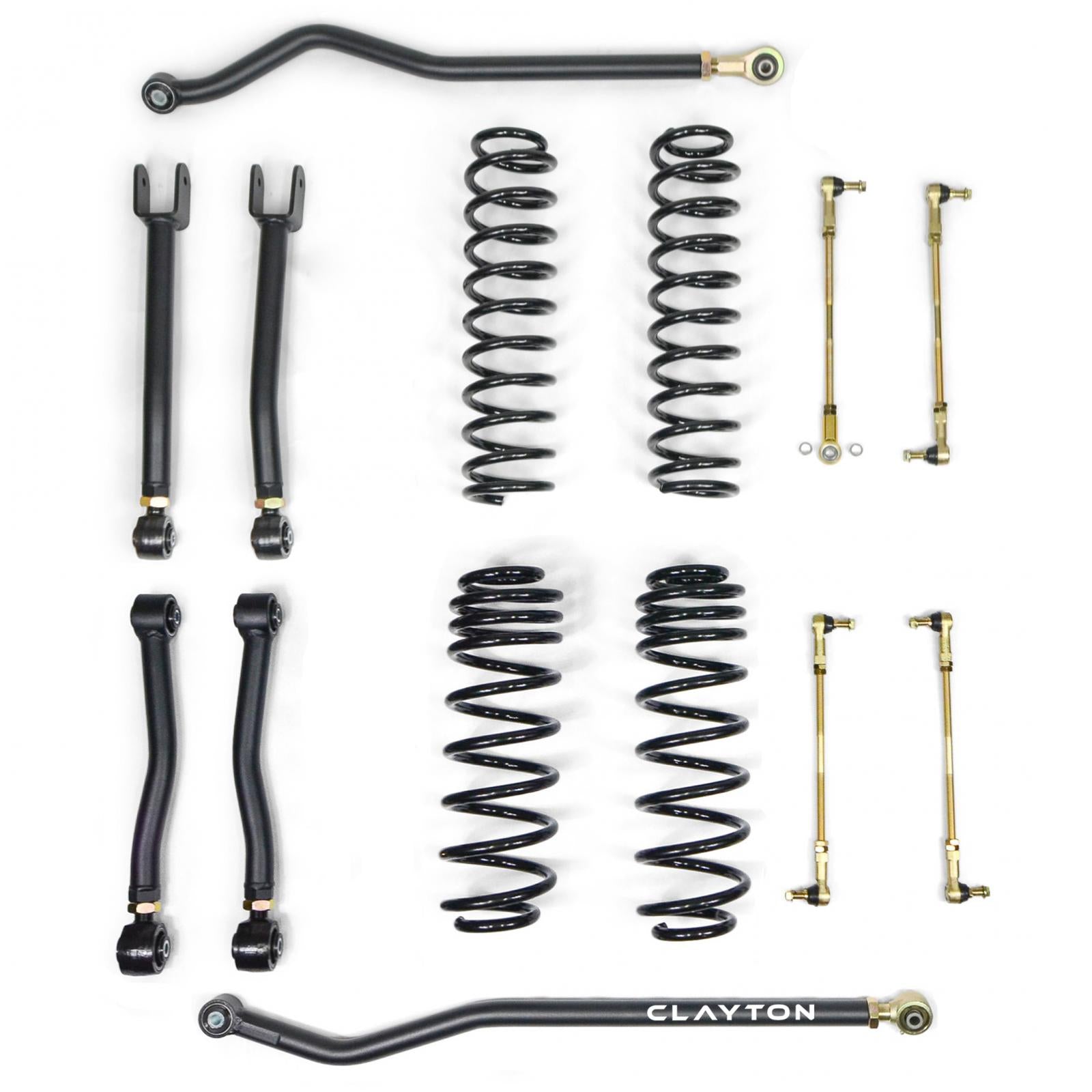 Jeep Wrangler 2.5 Inch Entry Level Lift Kit 2DR For 18-Pres JL Clayton Off Road