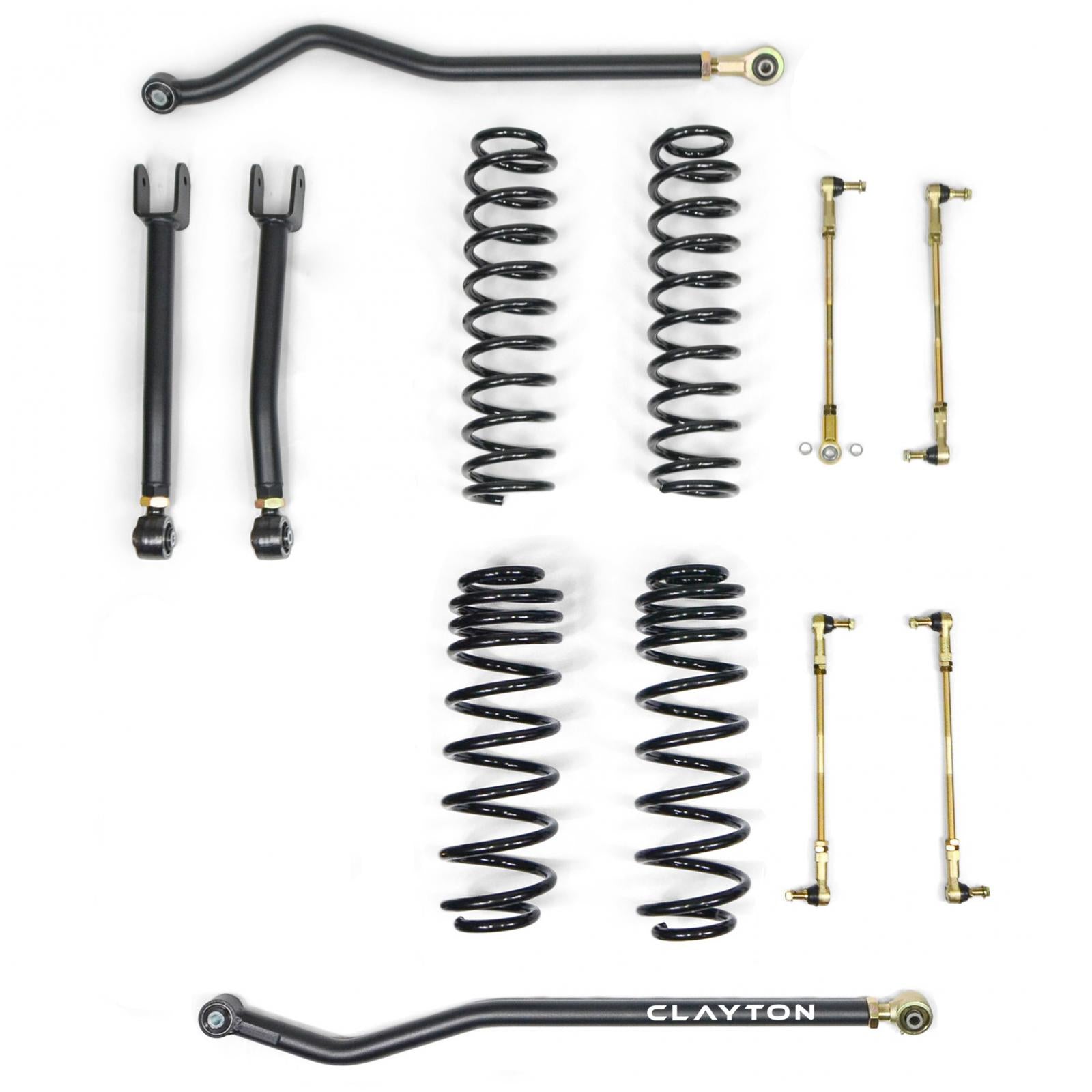 Jeep Wrangler 2.5 Inch Entry Level Lift Kit 4DR For 18-Pres JL Clayton Off Road