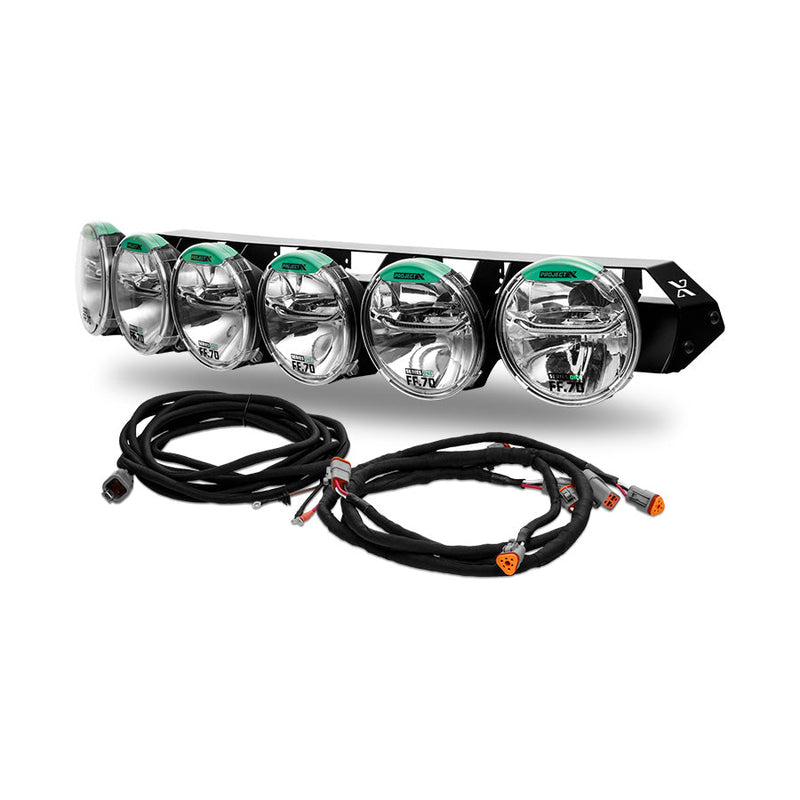 PROJECT X - SERIES ONE FF.70 2021+ Bronco Roof Lightbar (6-Light) Kit