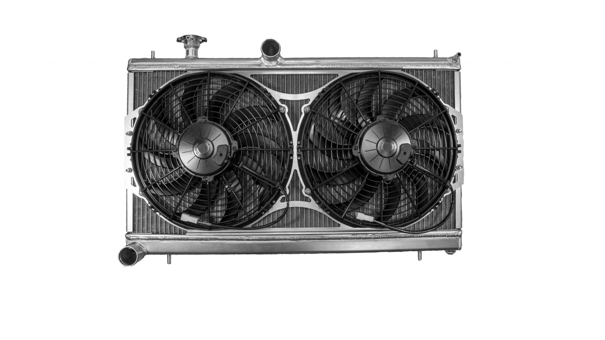 Subaru WRX 08-14/STI 08- Radiator w/ Dual 12 Inch Spal Fans C&R Racing