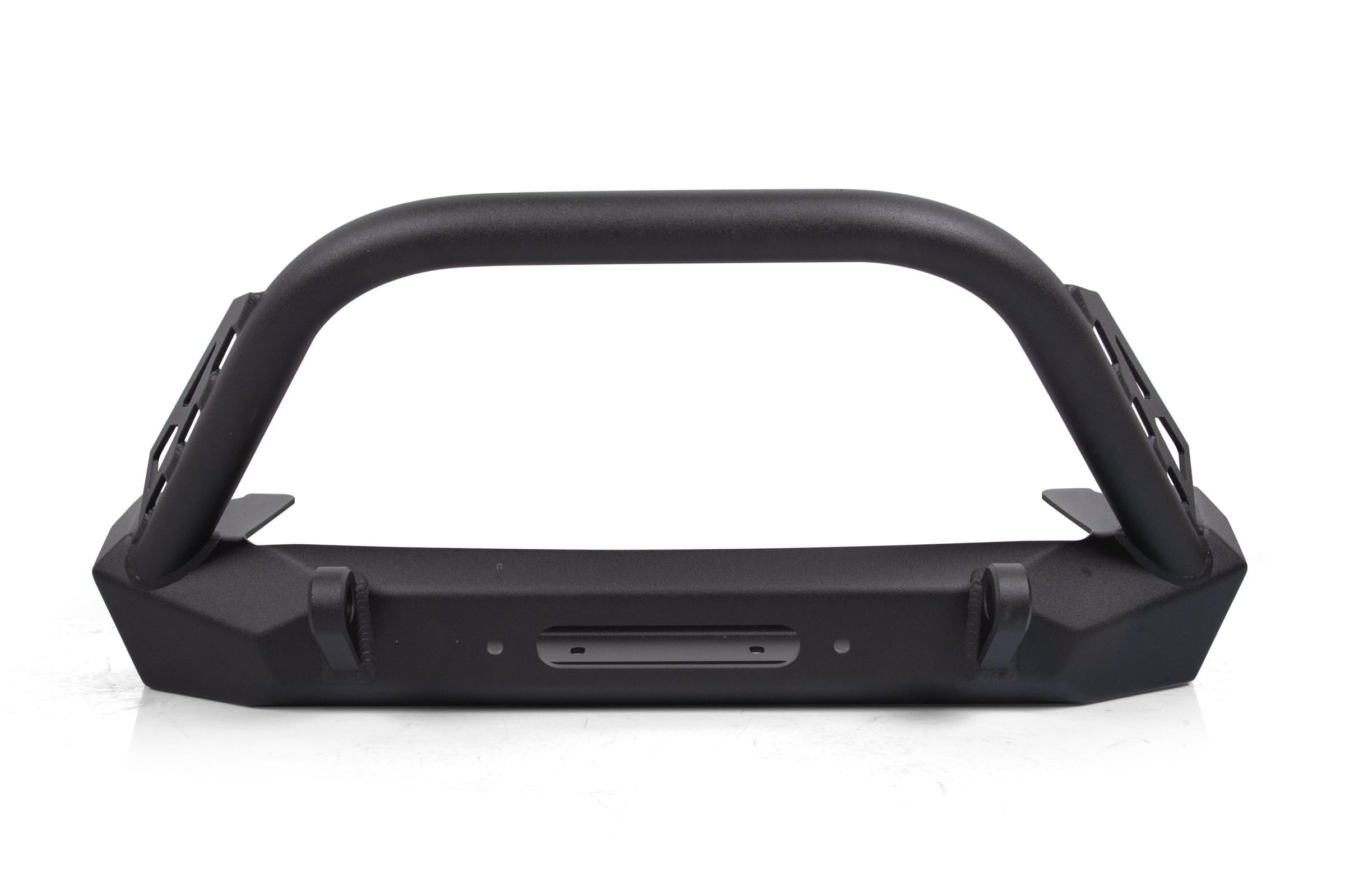 Wrangler JK Front Winch Bumper with Flat Top Stinger Inferno Series For 07-18 Jeep Wrangler JK CrawlTek