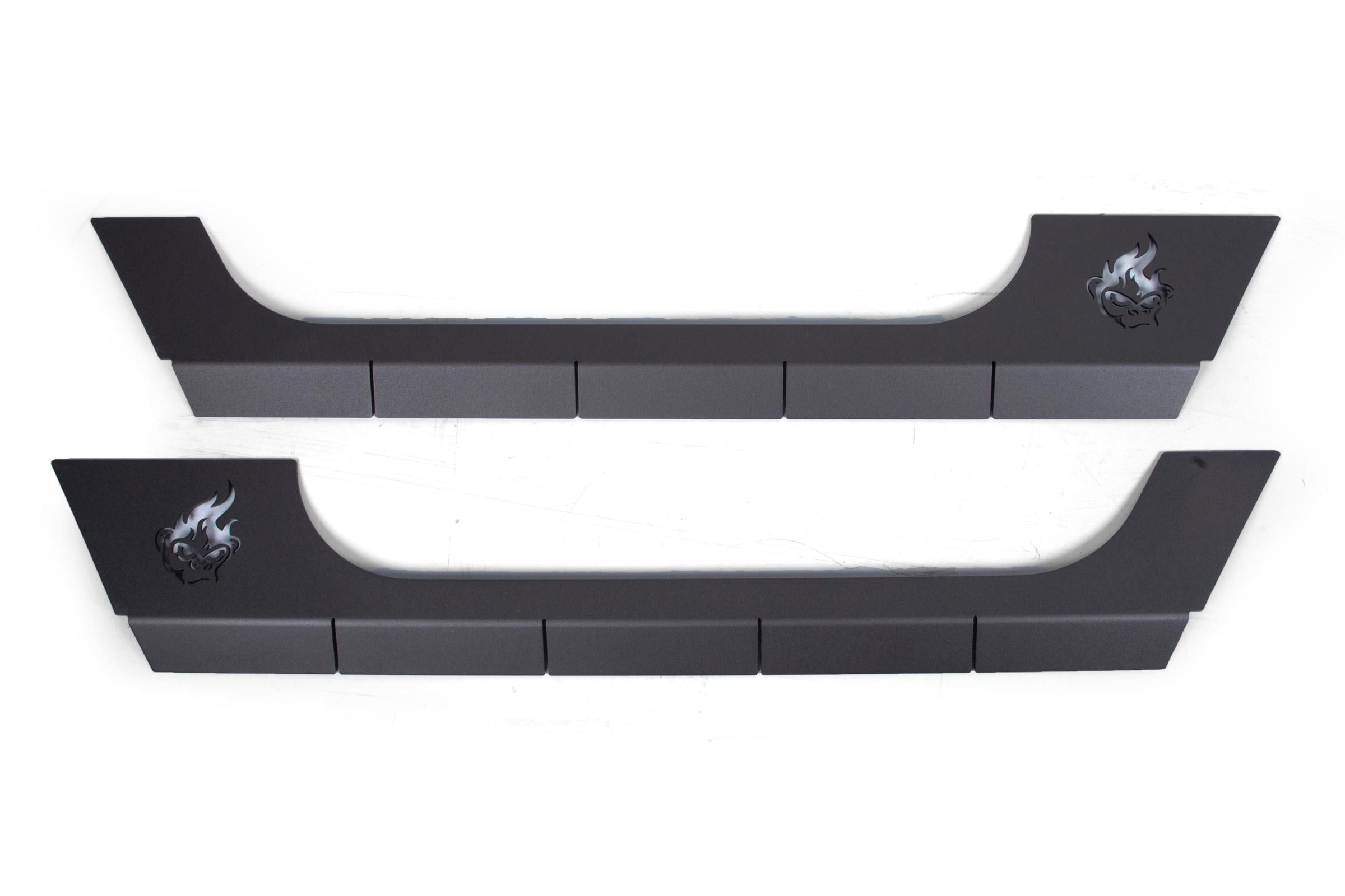 Jeep JK Rocker Cladding Aluminum For 07-18 Jeep Wrangler JK 2 Door CrawlTek