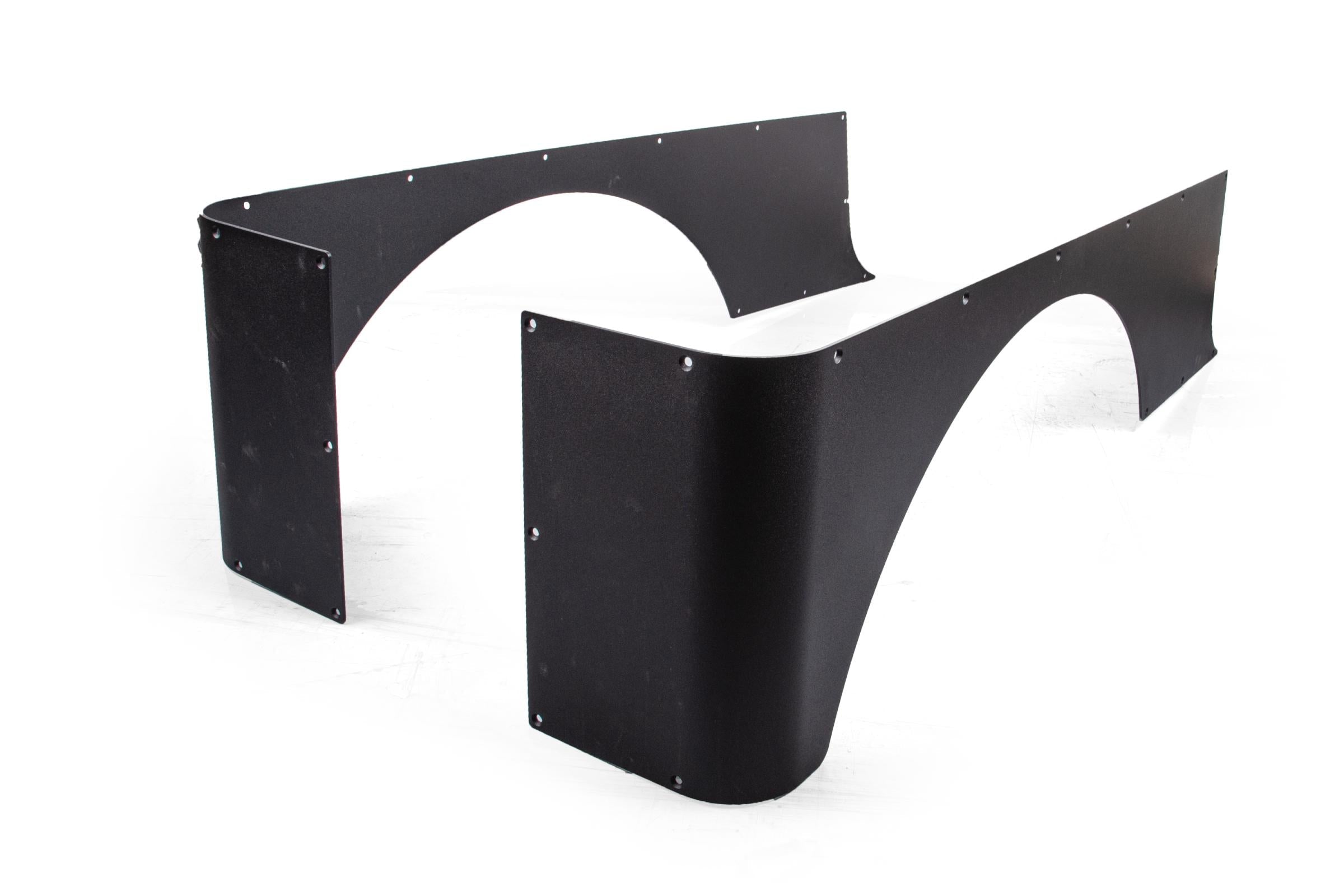 Jeep Wrangler Rear Corner Guards 5 Inch Stretch Black For 04-06 Jeep Wrangler TJ Unlimited CrawlTek