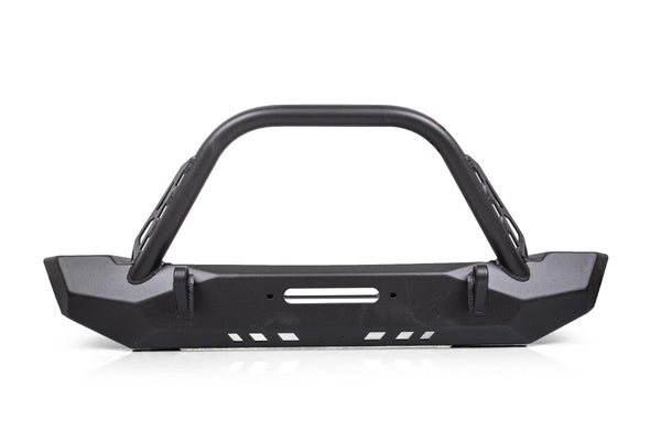 Pyro Mid-Width Front Bumper with Flat Top Stinger Jeep Wrangler CJ/YJ ...