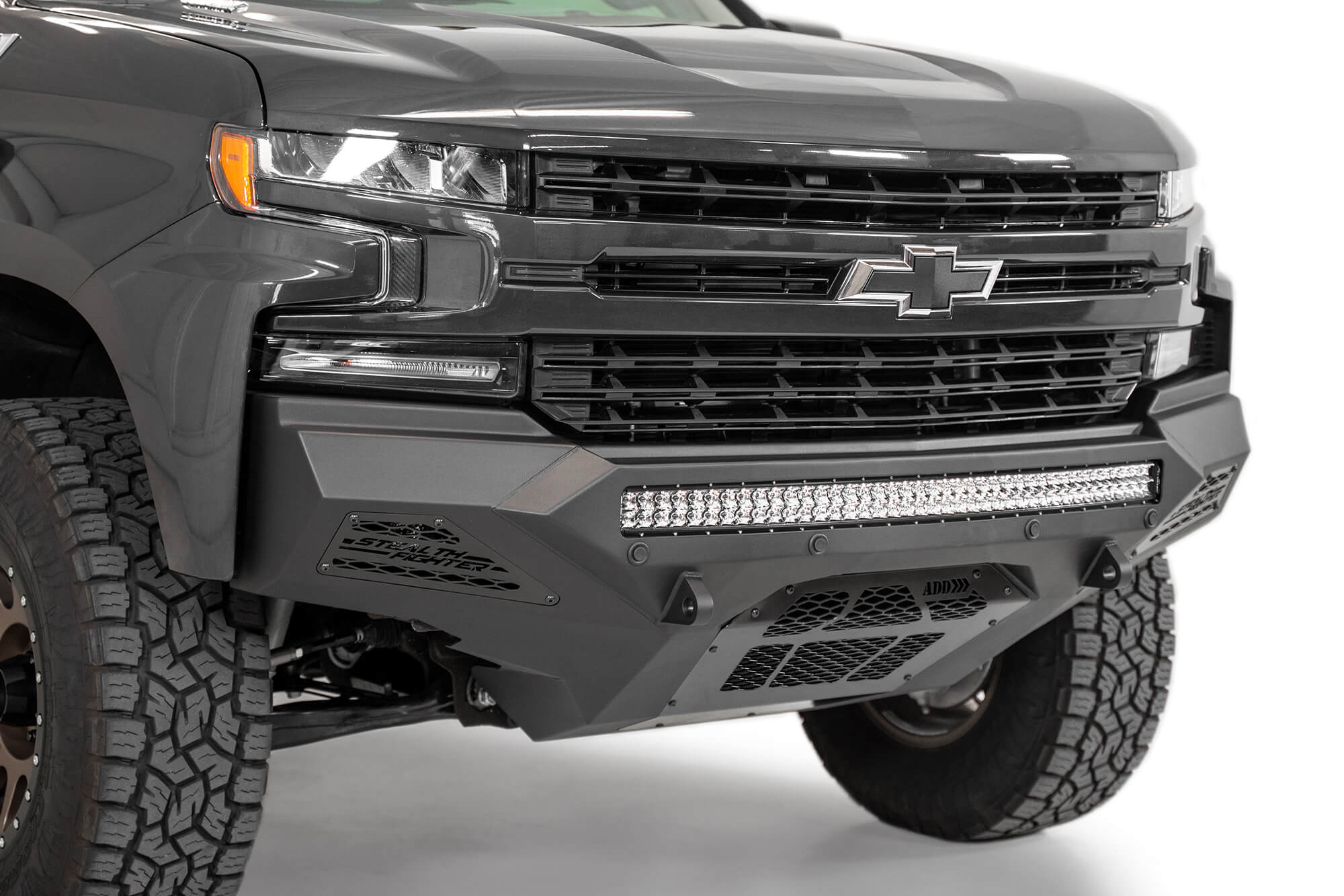 2019-2021 Chevy Silverado 1500 Stealth Fighter Front Bumper
