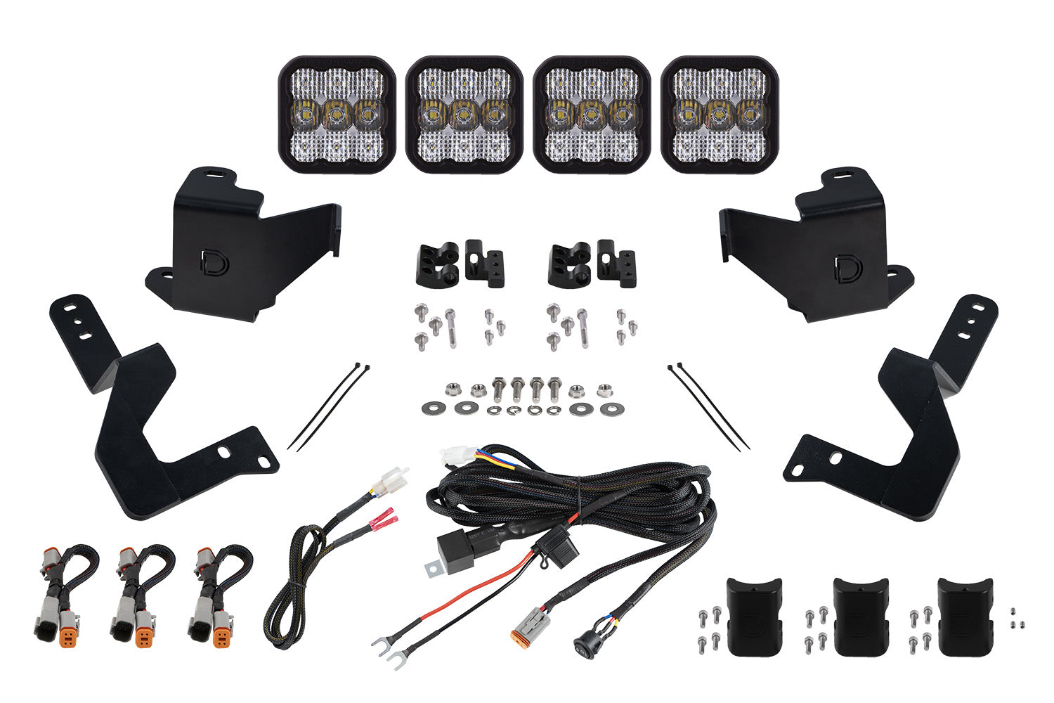 SS5 Grille CrossLink Lightbar Kit for 2022 Toyota Tundra Pro White Combo Diode Dymanics