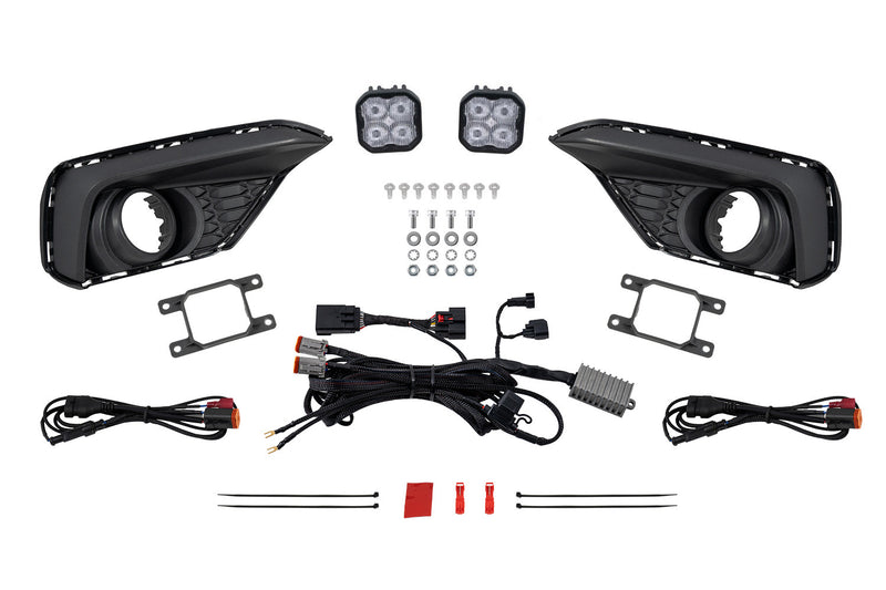 SS3 Add-On Fog Lamp Kit for 2024 Ford Mustang EcoBoost White Max Diode Dynamics