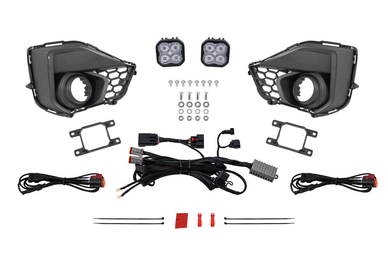 SS3 Add-On Fog Lamp Kit for 2024 Ford Mustang GT White Max Diode Dynamics