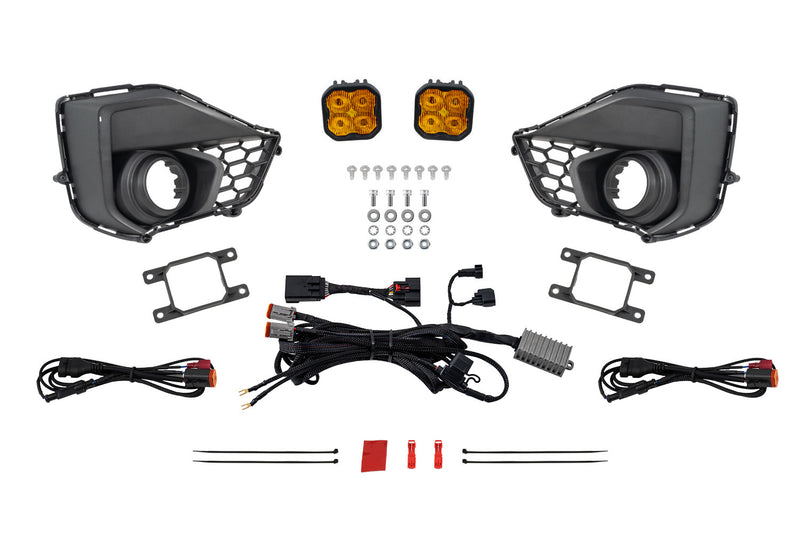 SS3 Add-On Fog Lamp Kit for 2024 Ford Mustang GT Yellow Max Diode Dynamics