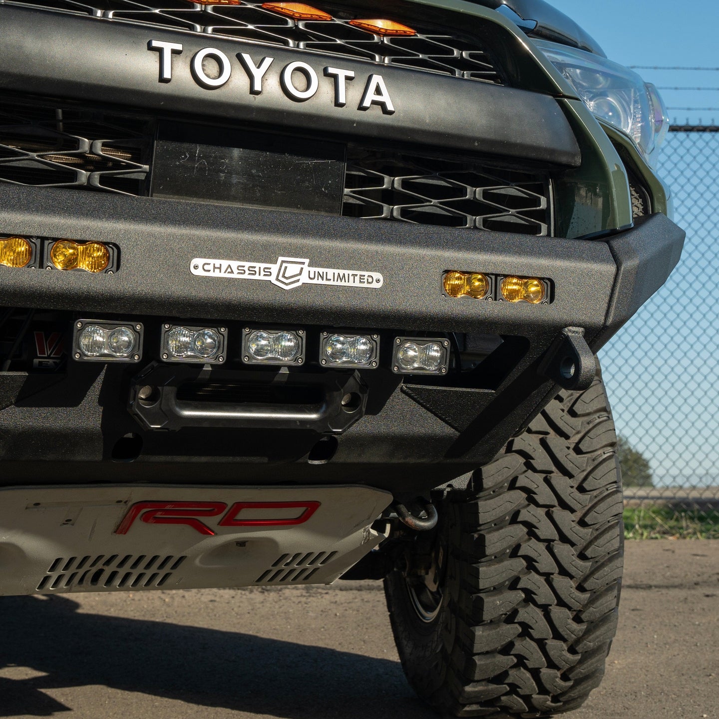 2014-2024 TOYOTA 4RUNNER RTS FRONT WINCH BUMPER Chassis Unlimited Inc. 