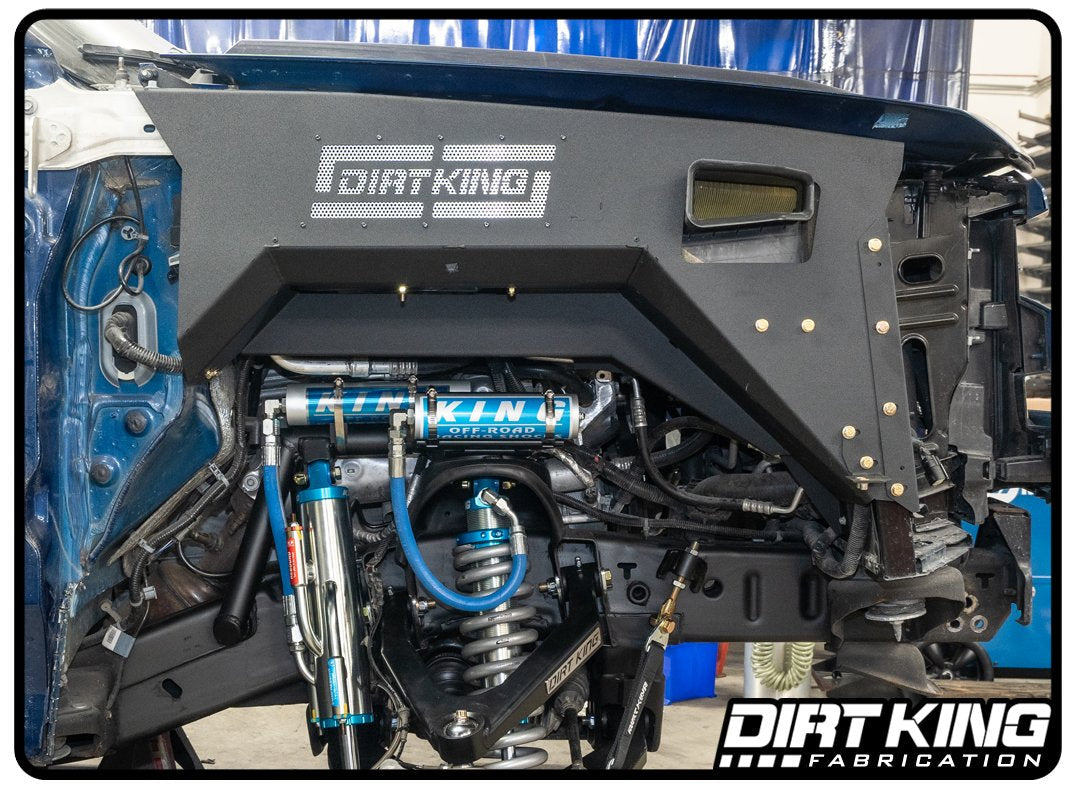 Over-sized Front Wheel Wells