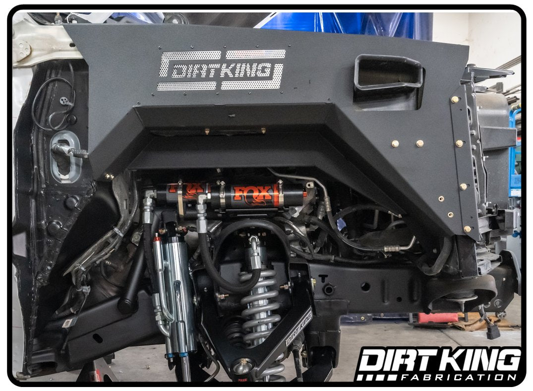 Over-sized Front Wheel Wells