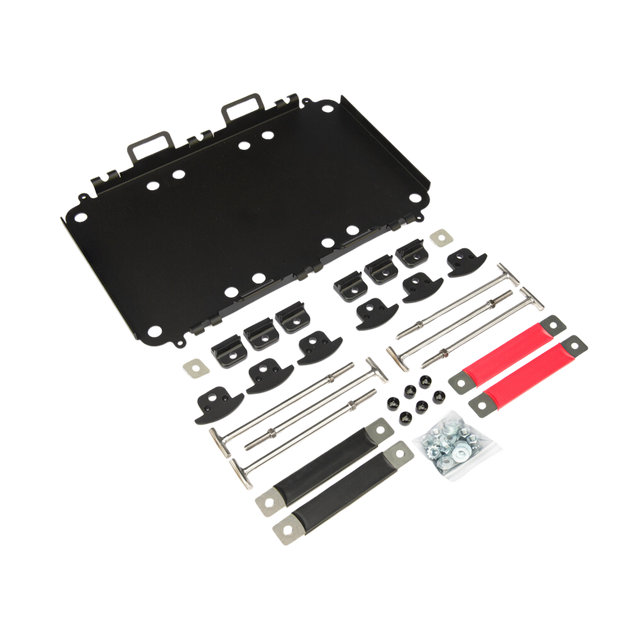 E360 Group 27 - 100, 120 Ah Triple Tie Down Tray System with Two Sets of Bus Bars. [C]