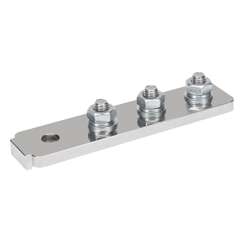 E360 500 A Nickel-Plated Copper Multi Terminal Bus Bar [C]