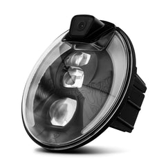 App Connected 7 Inch Headlight With Integrated 4K UHD & 1080P Cameras